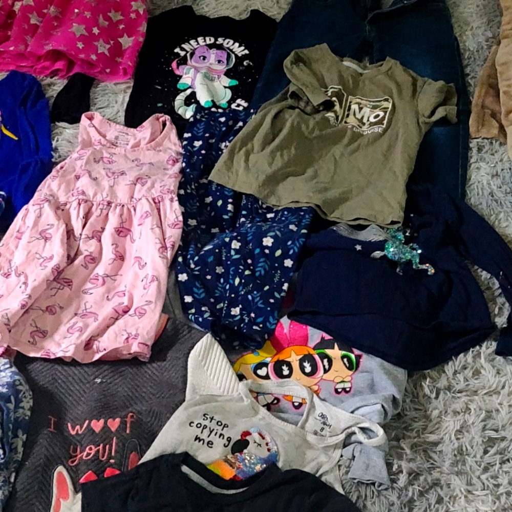 Big lot of girls clothes, size 4 to 6